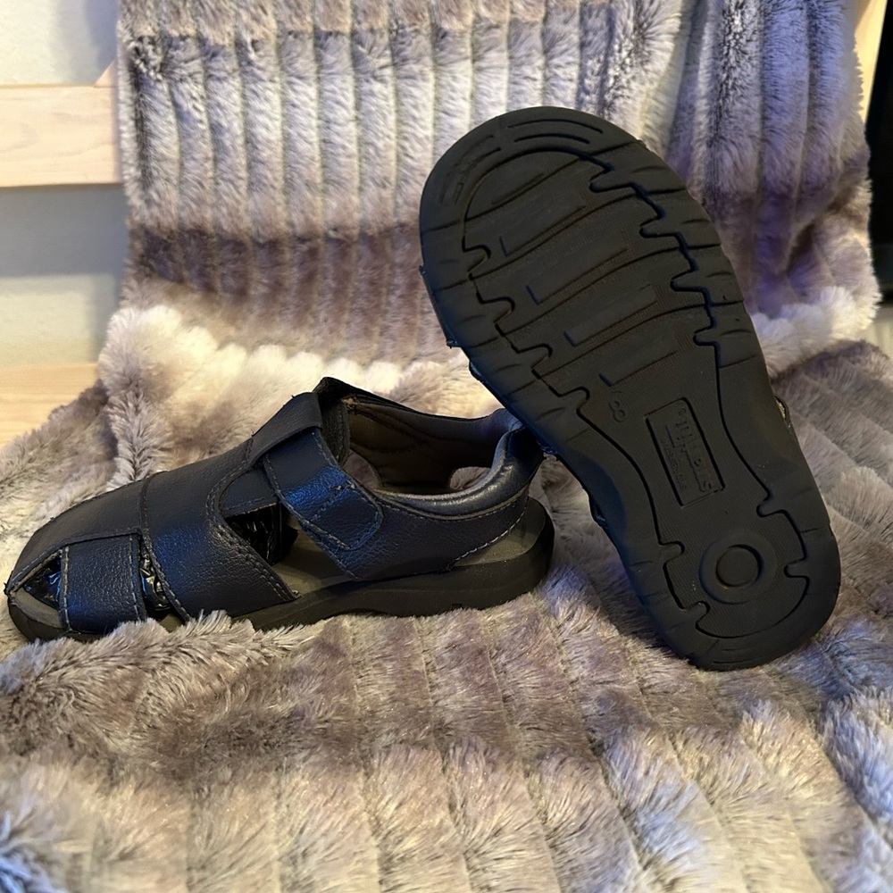 Smart Fit navy blue sandals size 8